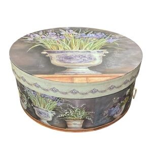 Vintage Kathryn White Art in Motion Tri-Coastal Floral Hat Box – Floral Deco Des